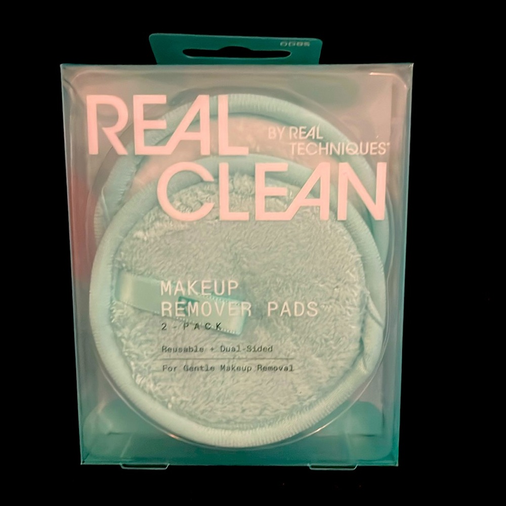 Real Techniques NEW Makeup Remover Pads, Wipes &‎ Eye Makeup Remover Set 2 Ct